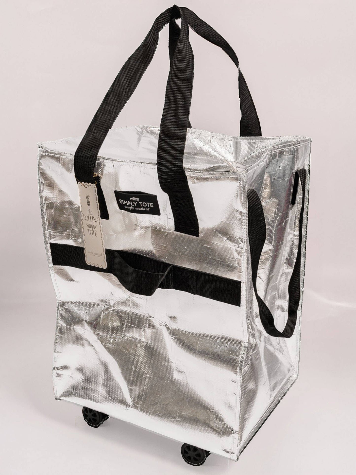 Silver Roll-A-Tote: Bag on Wheels
