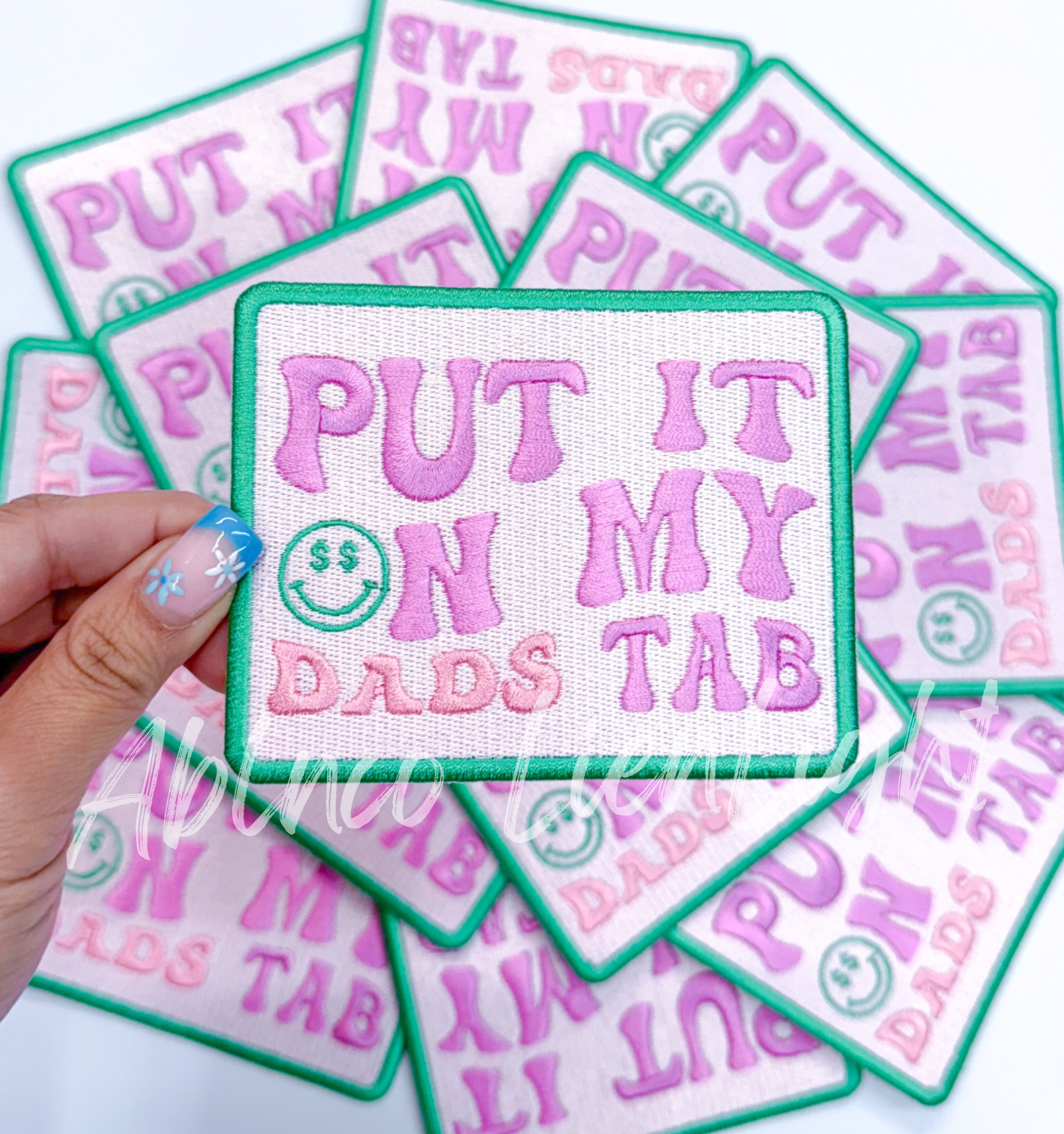 put it on my dads tab patch