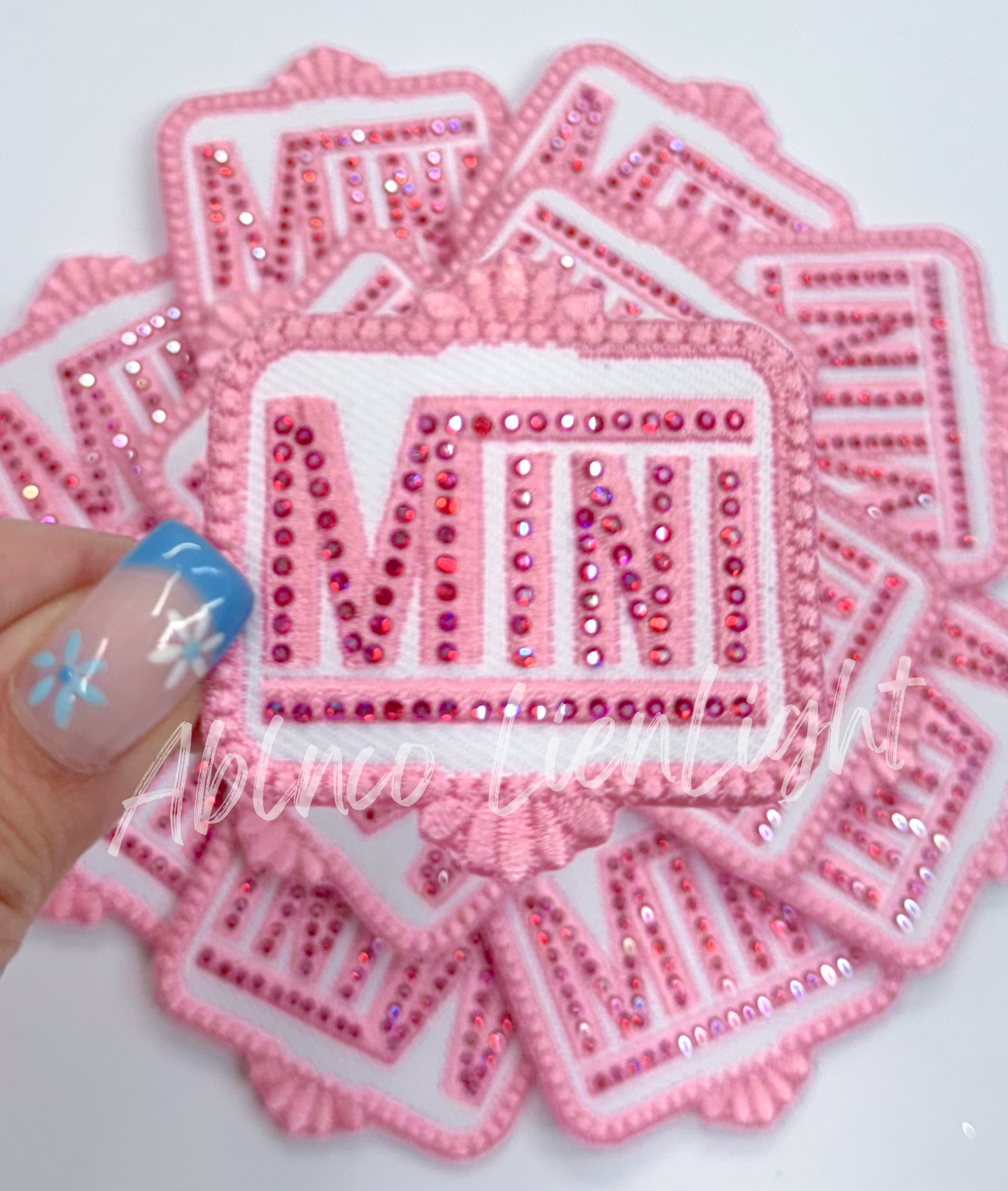 Rhinestone mini patch