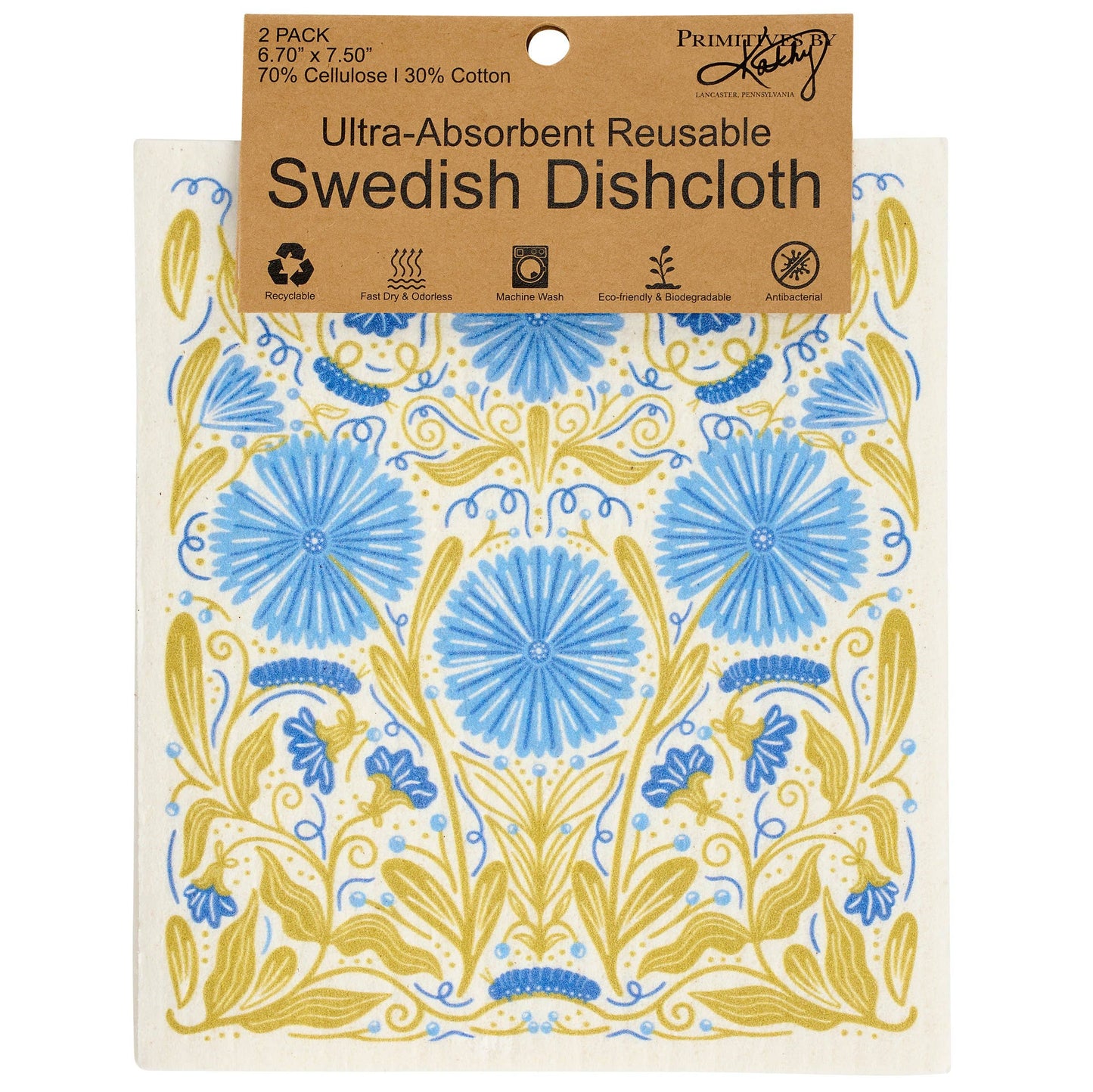 Caterpillar Flower Swedish Cloth Set