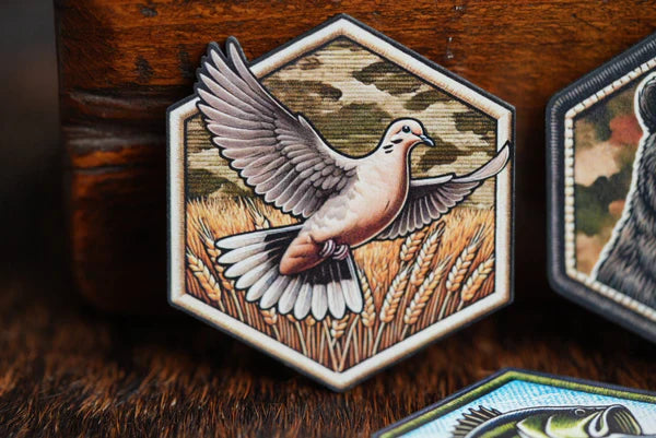 UV Patch Richardson 112 Trucker Cap: Dove