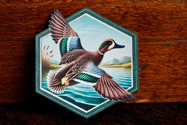 UV Patch Otto Trucker Cap: Green-Winged Teal