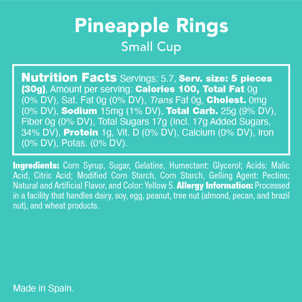 Candy Club Pineapple Rings