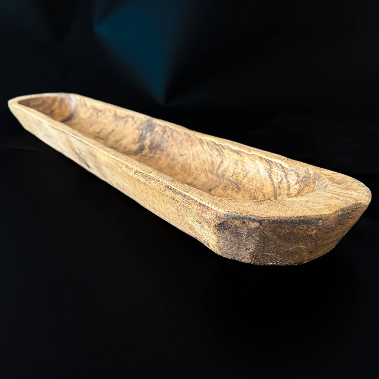 Medium Wood Bread Bowl Natural