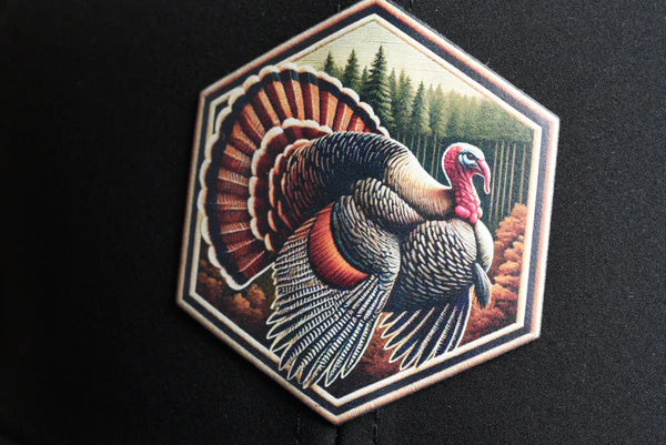 UV Patch Richardson 112-P Trucker Cap: Turkey