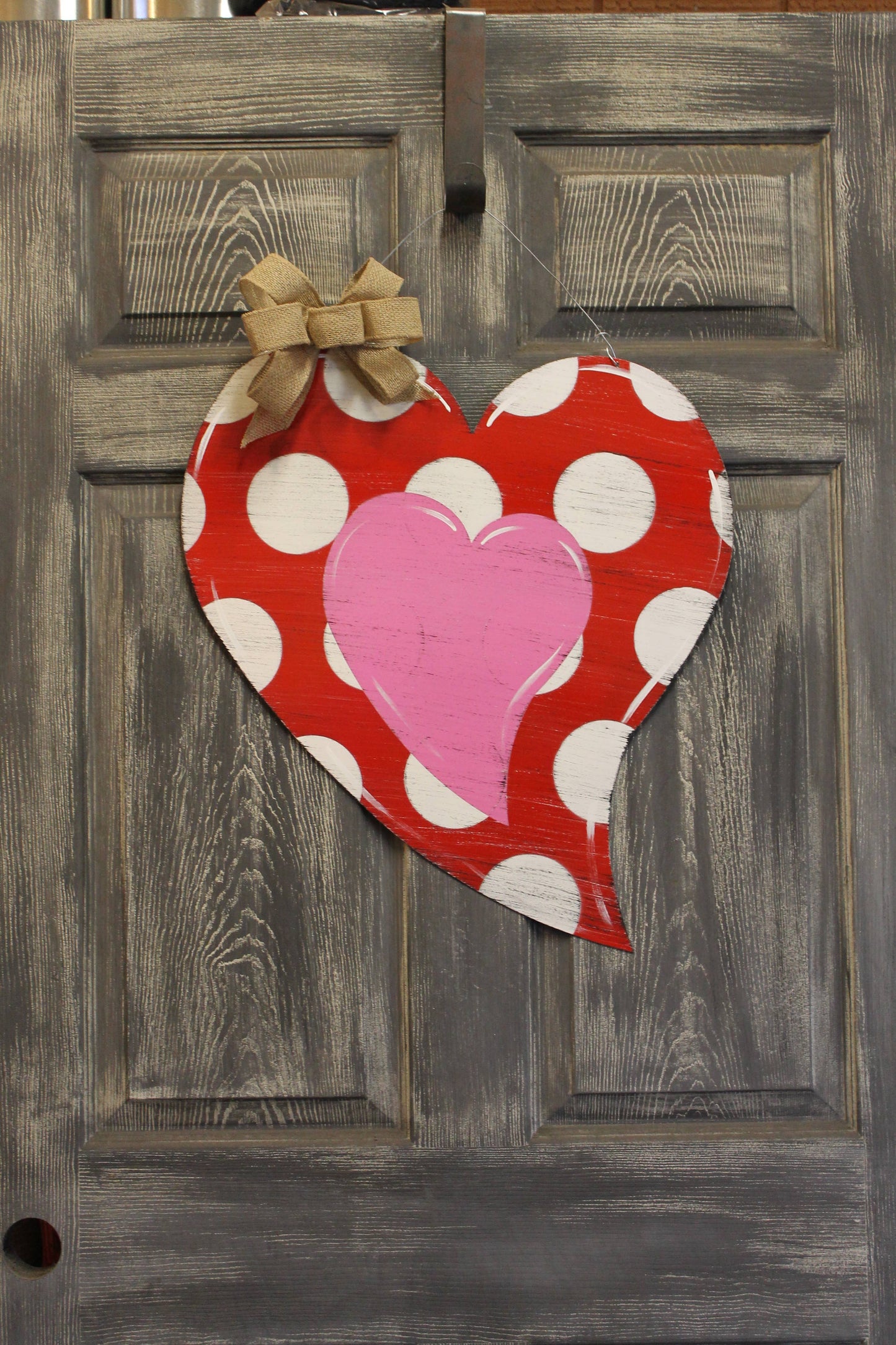 Heart door hanger*