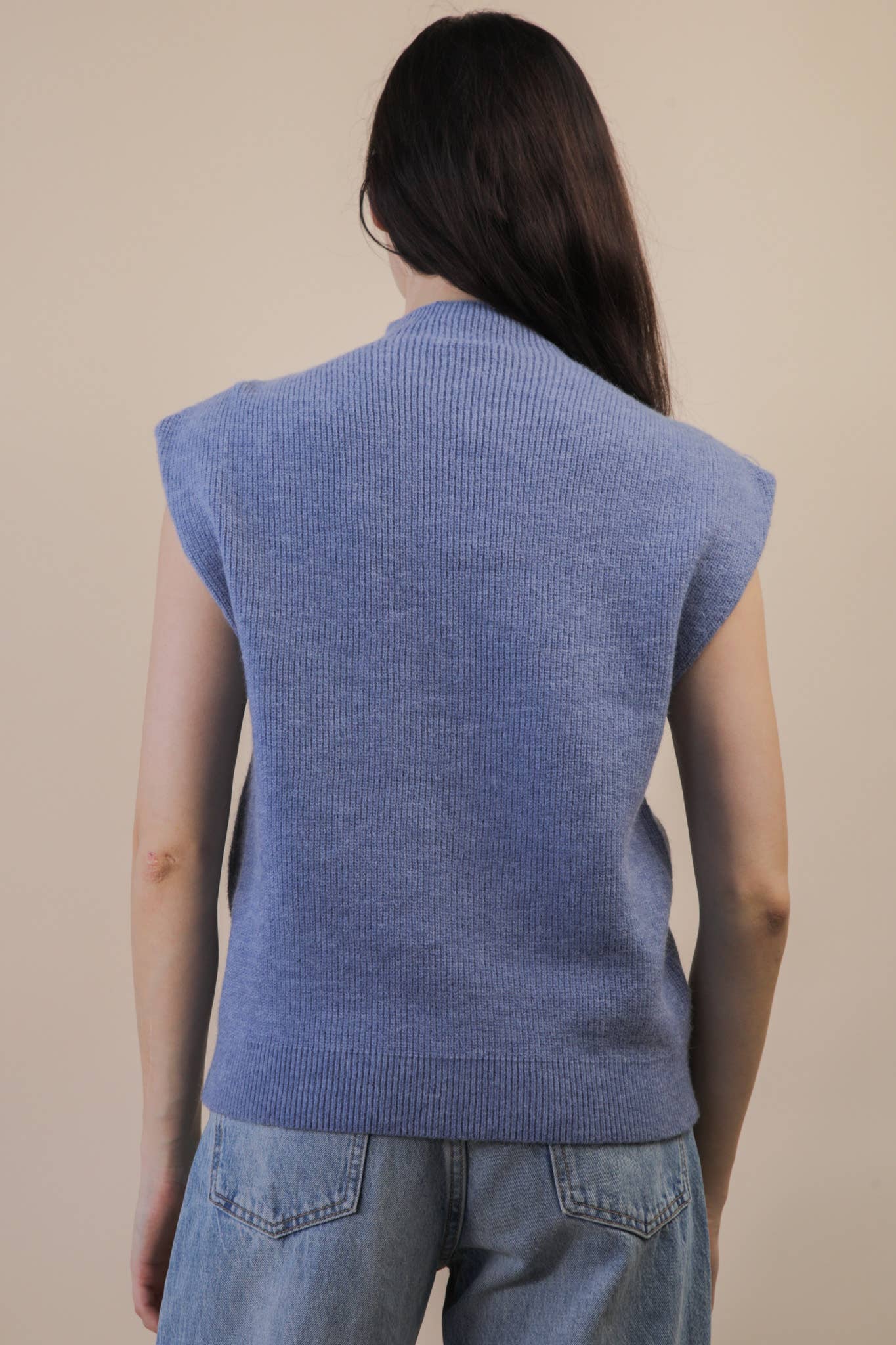 Slate Blue Sweater Vest