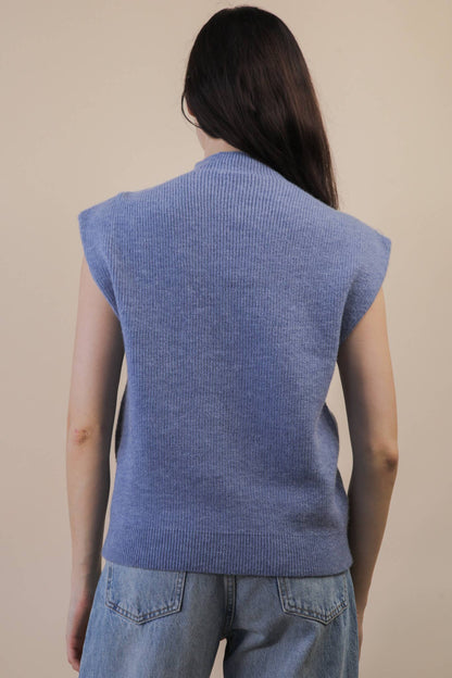 Slate Blue Sweater Vest