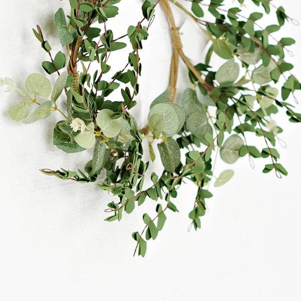 Wreath-Mixed Eucalyptus 18"