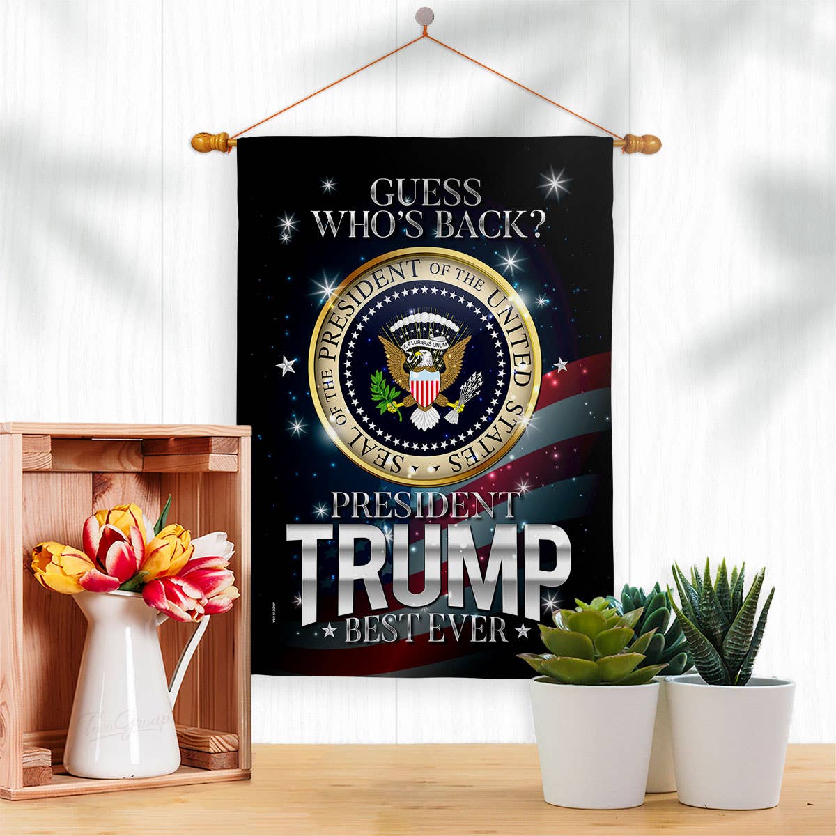 Garden Flag: President Trump