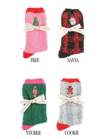 Simply Fuzzy Christmas Socks