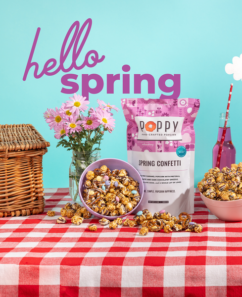 Poppy Confetti Popcorn