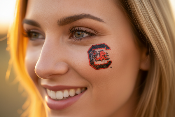 South Carolina Game Faces® Temporary Tattoos