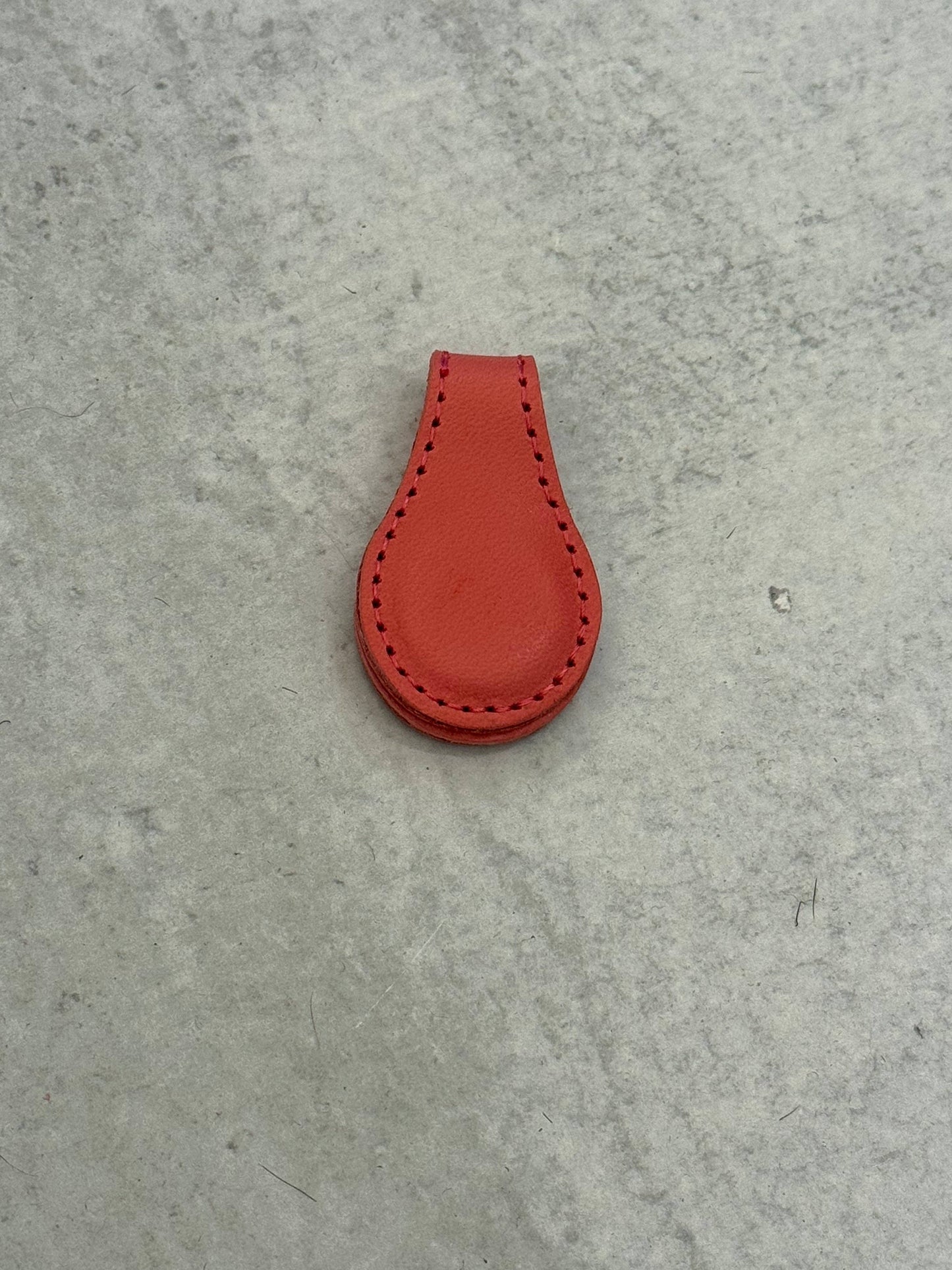 Leather Magnetic Bookmark: Pink