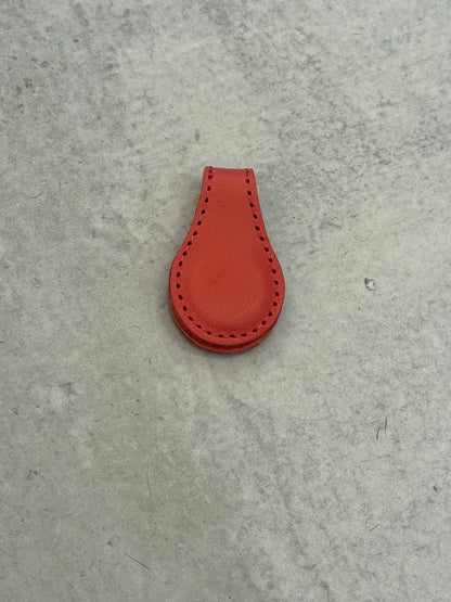 Leather Magnetic Bookmark: Pink