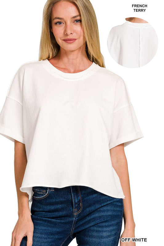 Off White Boxy Tee