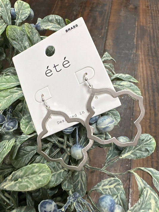 Pointed Clover Earrings