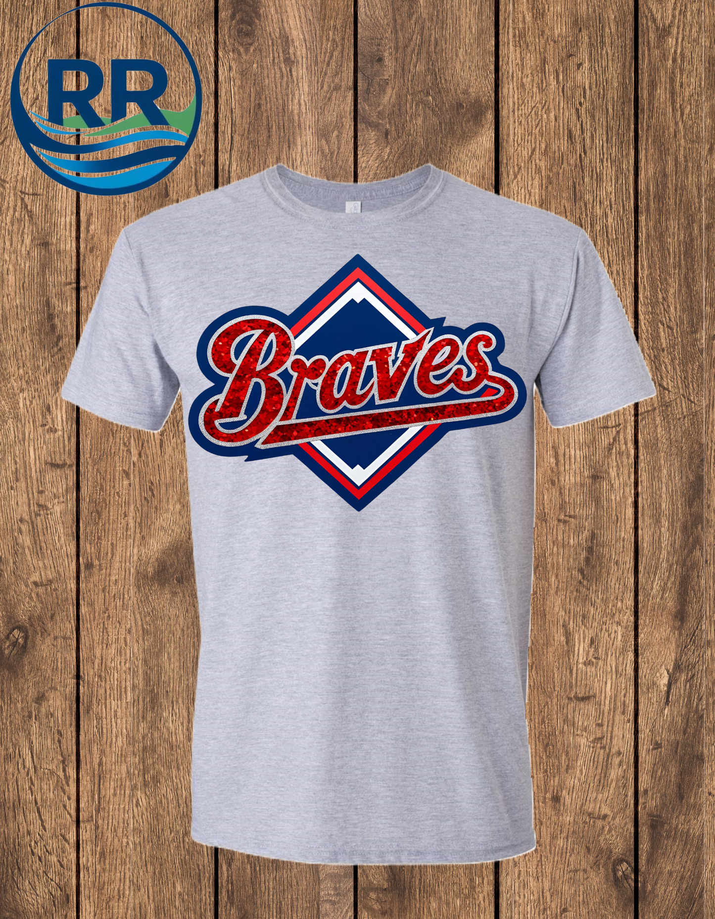 Glitter Blue Damond Braves