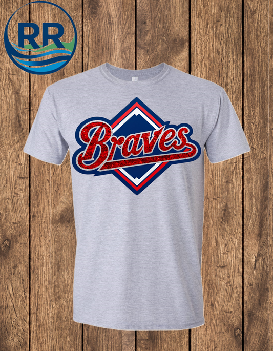 Glitter Blue Damond Braves