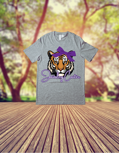 Custom Girls Tiger Print