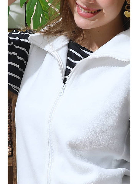 Fleece Vest W/Pockets Zip