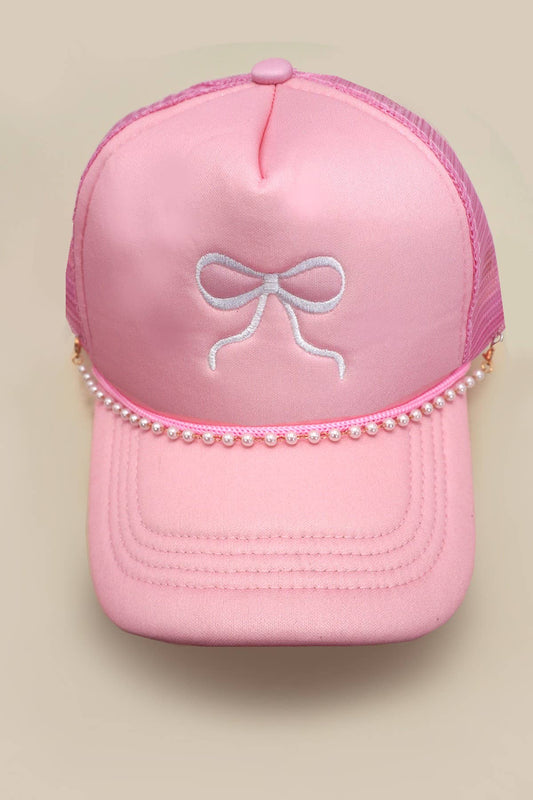 TRUCKER HAT CHAIN | PEARL