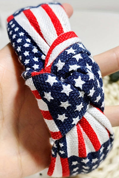 4th of July Headband Knot Flag
