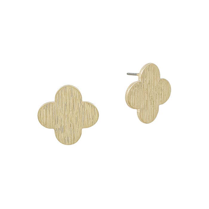 Gold Clover Stud