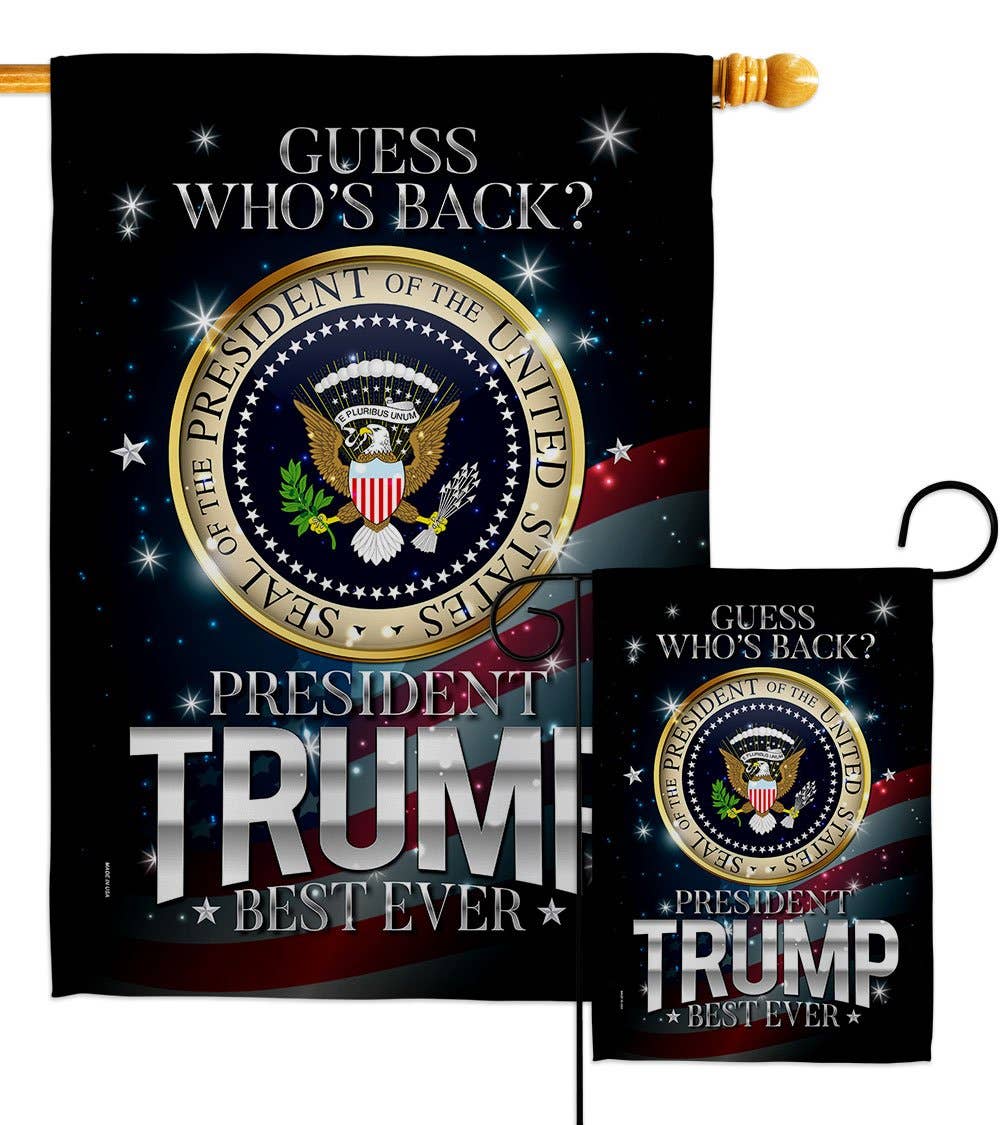 Garden Flag: President Trump