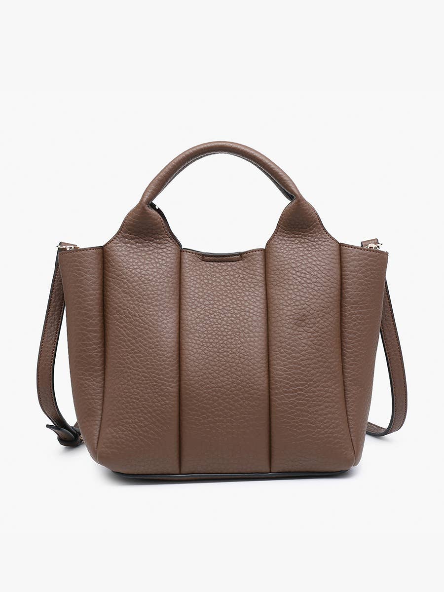 Maddox Paneled Satchel