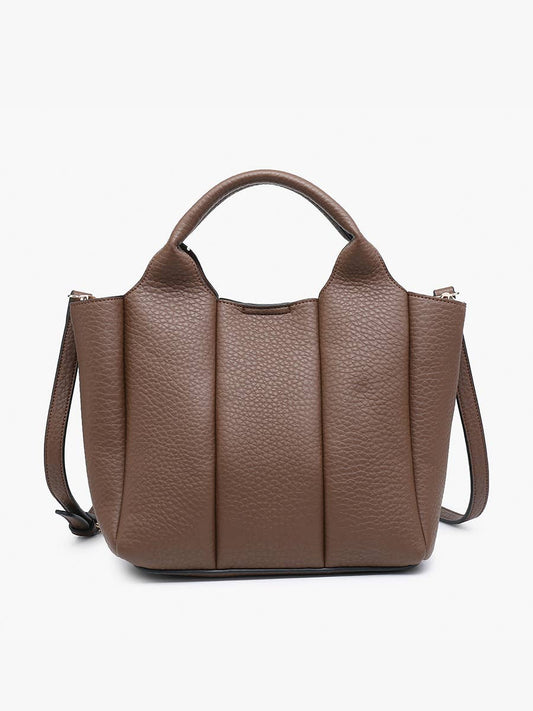 Maddox Paneled Satchel