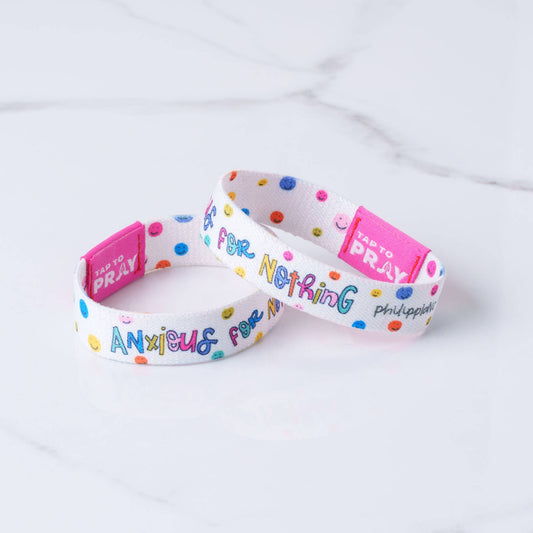 Tap To Pray™ - Kingfolk Series Wristband Anxious for Nothing