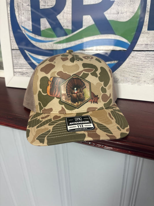 UV Patch Richardson 112PFP Trucker Cap:  Turkey Feather