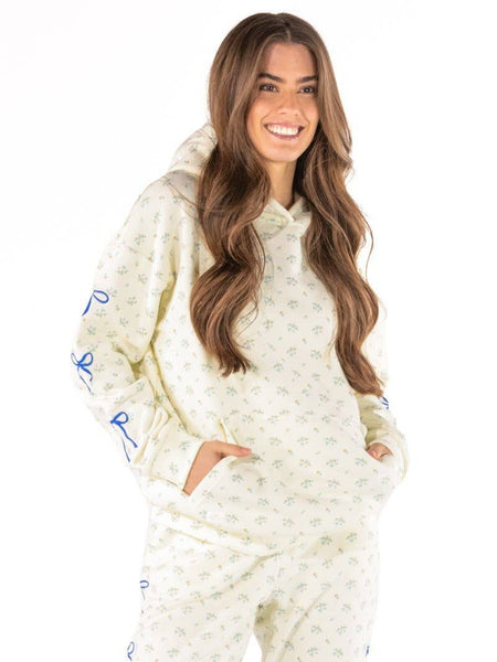 Simply Southern Floral Embroidered Hoodie
