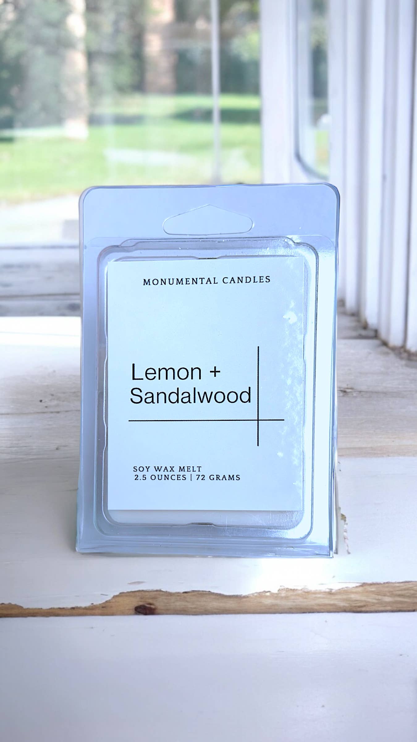 Lemon + Sandalwood Wax Melt