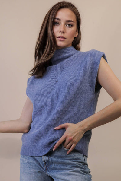 Slate Blue Sweater Vest