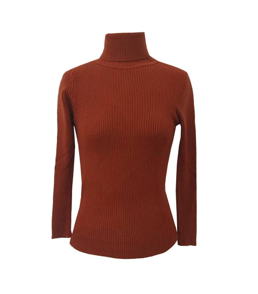 Basic Layer Turtleneck Knit Apricot