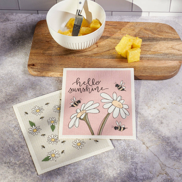 Sunshine Swedish Dishcloth Set