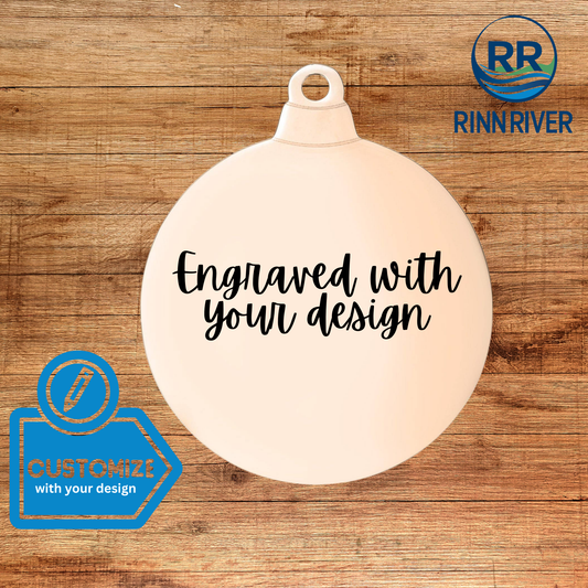 Rose Stainless Steel Blank Christmas Bauble Globe Ornament