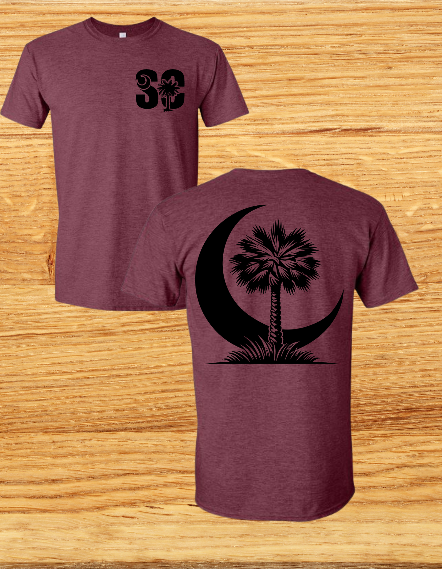 SC Short Sleeve Tee/Heather Maroon*