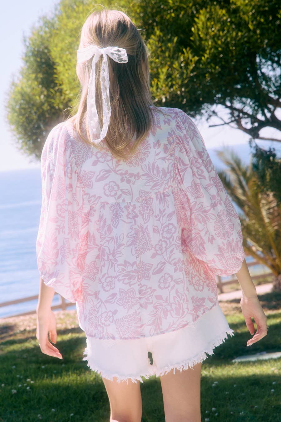 Peony Pink Wave Top