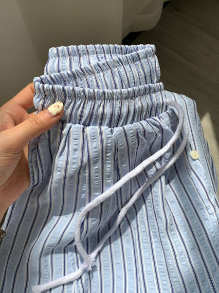 Pinstripe Casual Lounge Pants