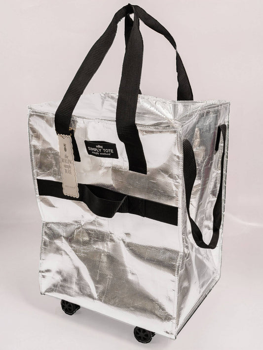 Silver Roll-A-Tote: Bag on Wheels