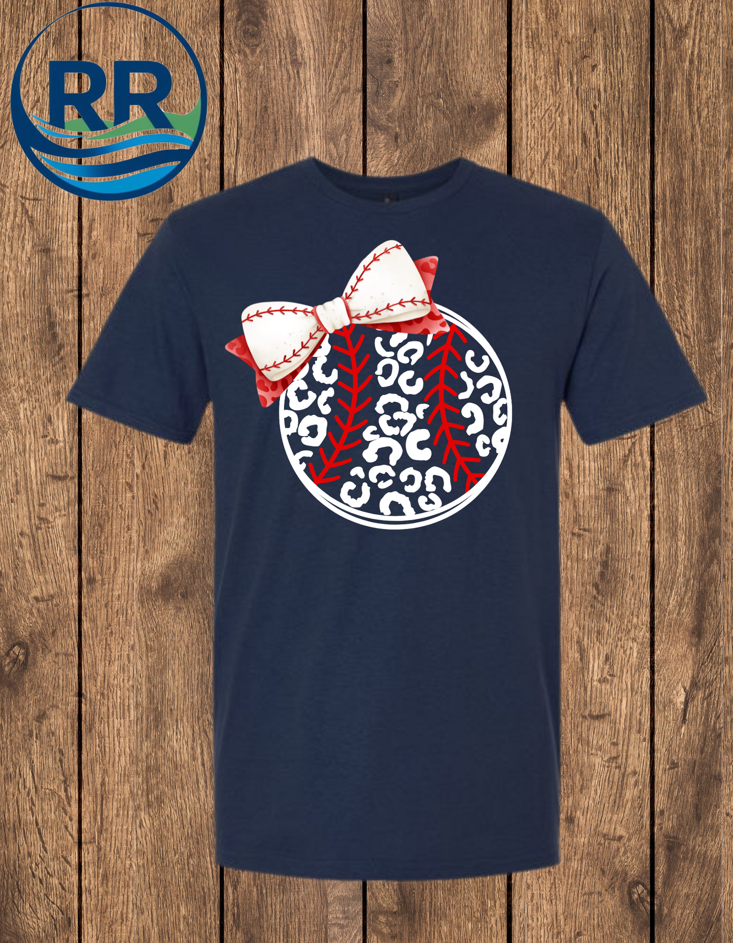 Leopard baseball Tee