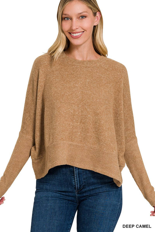 Brushed Hacci Sweater*