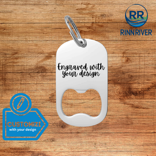 Engravable Bottle Opener Keychain