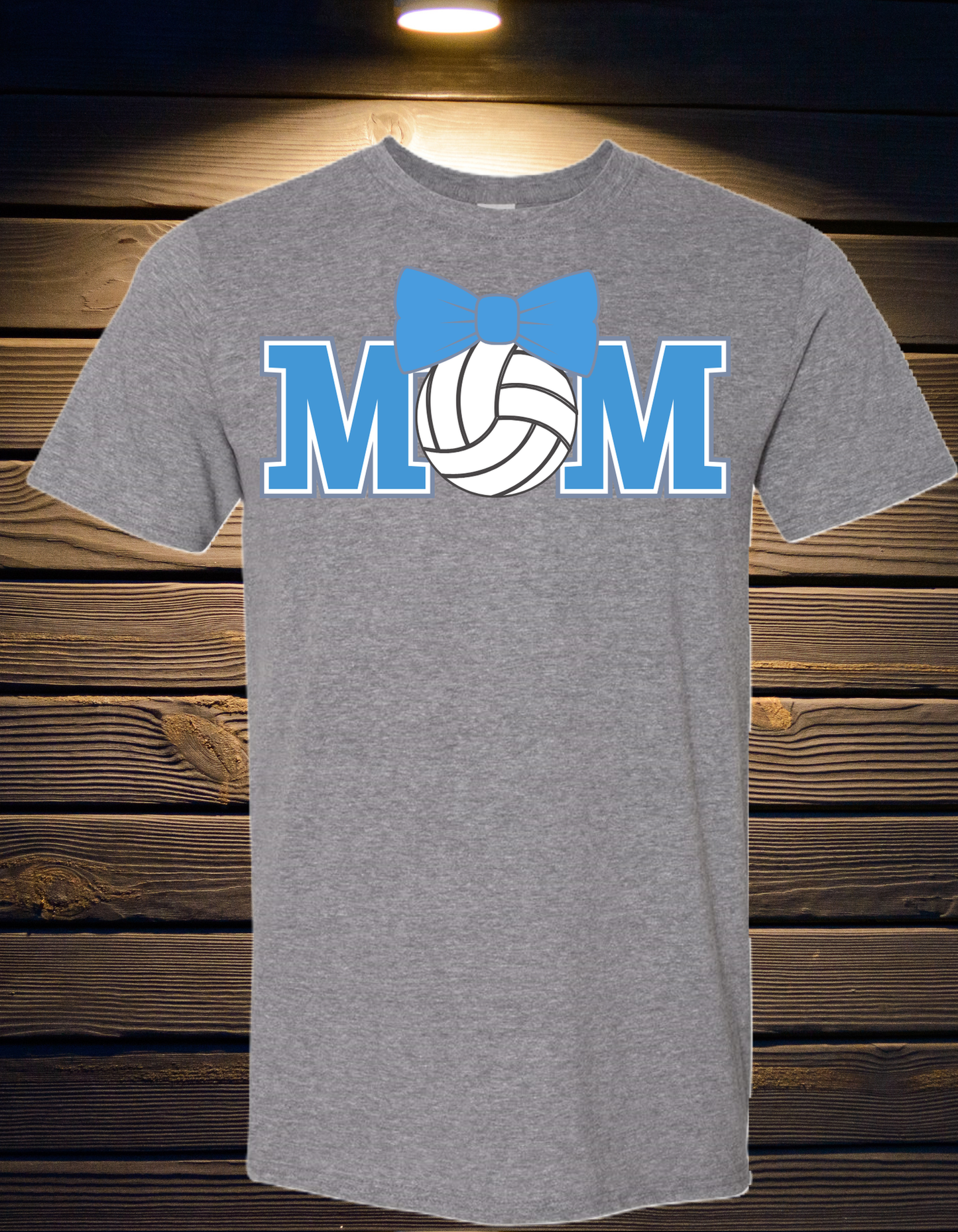 WKA Volleyball Mom Bow Tee