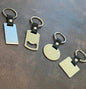 Metal keychain: Rectangle