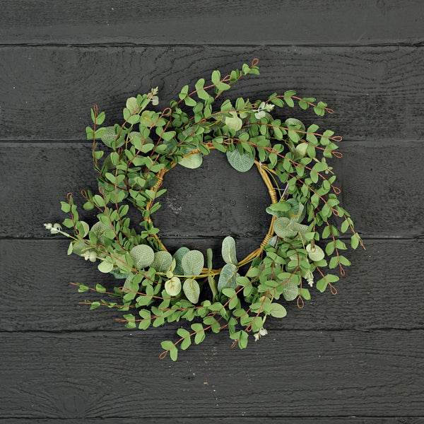Wreath-Mixed Eucalyptus 18"
