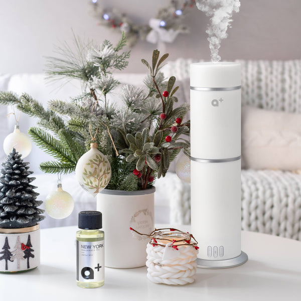 Aromar Plus - Cylinder Waterless Diffuser: White